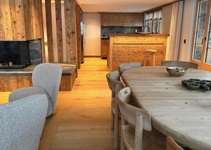 Nyaraló By The River In Gstaad With Sauna *